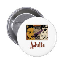 Bouton d'adultes badges avec agrafe
