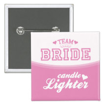 Bouton d'allumeur de bougie de jeune mariée d'équi badge