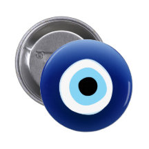 Bouton d'amulette d'oeil mauvais badge avec épingle