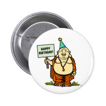 Bouton d'anniversaire de Bouddha Pin's Avec Agrafe