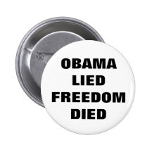 Bouton d'Anti-Obama Pin's Avec Agrafe