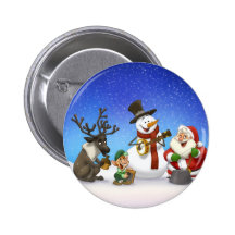 Bouton de bande de cruche de Noël Pin's Avec Agrafe