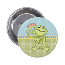 Bouton de bébé de grenouille pin's avec agrafe