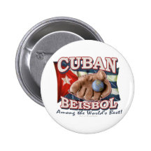 Bouton de Beisbol de Cubain Badges Avec Agrafe
