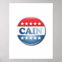 BOUTON DE CAMPAGNE DE CAÏN AFFICHE