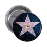 Bouton de célébrité pin's avec agrafe