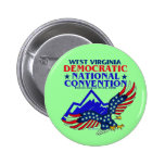 Bouton de DNC la VIRGINIE OCCIDENTALE Pin's Avec Agrafe