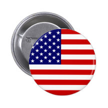 Bouton de drapeau américain pin's avec agrafe