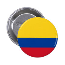 Bouton de drapeau de la Colombie Badges Avec Agrafe