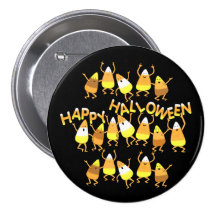Bouton de Halloween de bonbons au maïs Badge