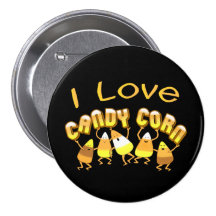 Bouton de Halloween de bonbons au maïs Badges