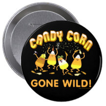 Bouton de Halloween de bonbons au maïs Badge Avec Épingle