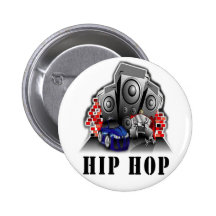 Bouton de hip hop badge avec épingle