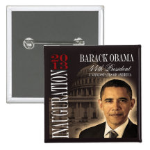 Bouton de l'inauguration 2013 d'Obama Pin's Avec Agrafe