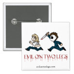 bouton de logo d'evilontwolegs.com badge avec épingle