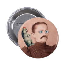 Bouton de Madame et de porc Badge Avec Épingle
