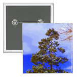 Bouton de pin d'hiver badges