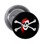 Bouton de pirate de Yo Ho Badges Avec Agrafe