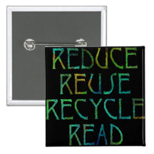 Bouton de Rs du vert quatre Badges Avec Agrafe