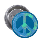 Bouton de signe de paix de la terre pin's