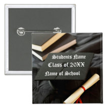 Bouton d'obtention du diplôme pin's