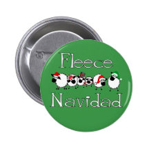 Bouton drôle de Noël de Navidad d'ouatine Pin's