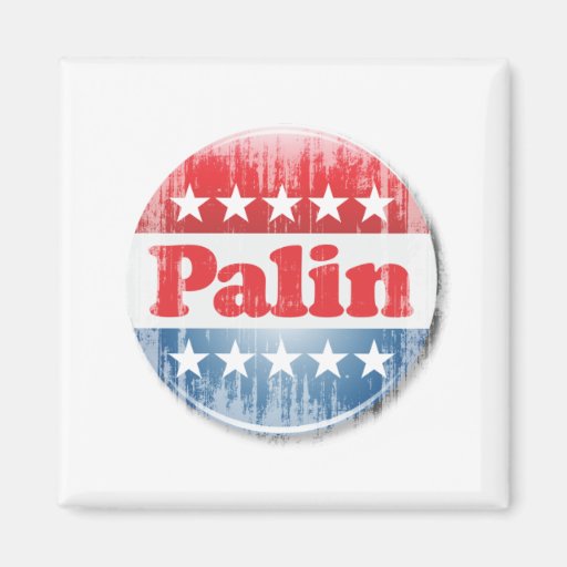 Bouton Faded.png de Palin Aimants Pour Réfrigérateur
