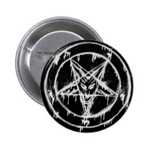 Bouton malpropre de Baphomet Badge Avec Épingle