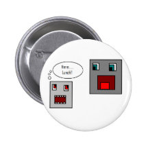 Bouton mauvais de boîte badge avec épingle