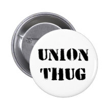 Bouton original de voyou des syndicats pin's avec agrafe