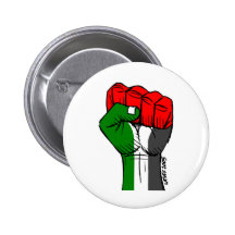 Bouton palestinien de poing de Carlos Latuff Pin's Avec Agrafe