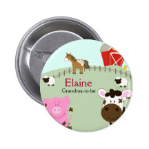 Bouton personnalisé par ÉTIQUETTE NOMMÉE de bébés  Badge