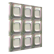 Bouton poussoir toile tendue