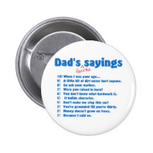 Bouton préféré d'énonciations de papas pin's