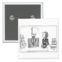 Bouton principal de bande dessinée de queue d'aron badges avec agrafe