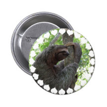 Bouton rond de paresse d'escalade d'arbre badge
