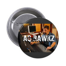 Bouton rond pin's avec agrafe