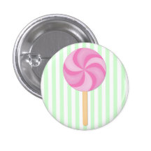 Bouton rose de lucette pin's avec agrafe