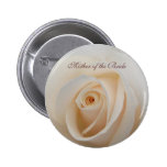 Bouton rose floral de mariage avec le modèle des t pin's
