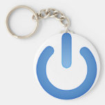 Bouton simple de puissance porte-clef