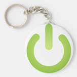 Bouton simple de puissance porte-clefs