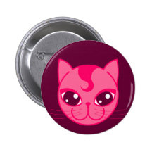 Bouton vilain de Kitty Badges Avec Agrafe