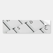 Boutons blancs de clavier adhésifs pour voiture