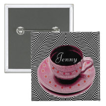 boutons de café-restaurant badges