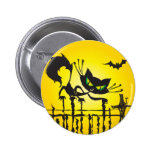 Boutons de Halloween pour le tour ou le Treaters ! Pin's Avec Agrafe