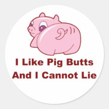 Bouts de porc adhésifs ronds