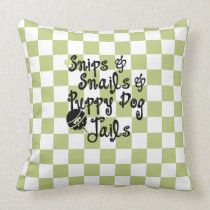 Bouts et coussin de pièce de bébé d'escargots oreillers american