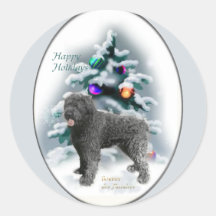 Bouvier des Flandres Christmas Gifts Stickers