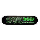 BOW Green Graffiti Deck Skate Decks