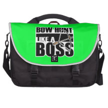 Bow Hunt Like a Boss; Funny.gif Laptop Bag